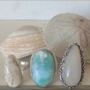 3 Boho Rings
